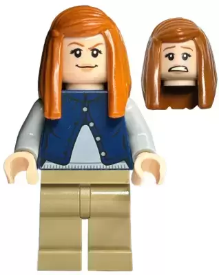 Lego Harry Potter Minifigures - Ginny Weasley - Dark Blue Cardigan Vest
