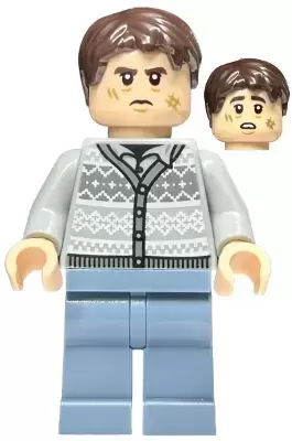 Lego Harry Potter Minifigures - Neville Longbottom - Fair Isle Sweater, Sand Blue Legs