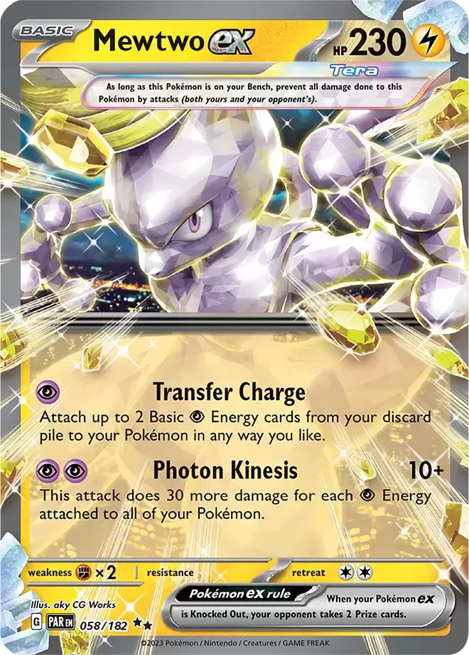 Paradox Rift - PAREN - Mewtwo EX