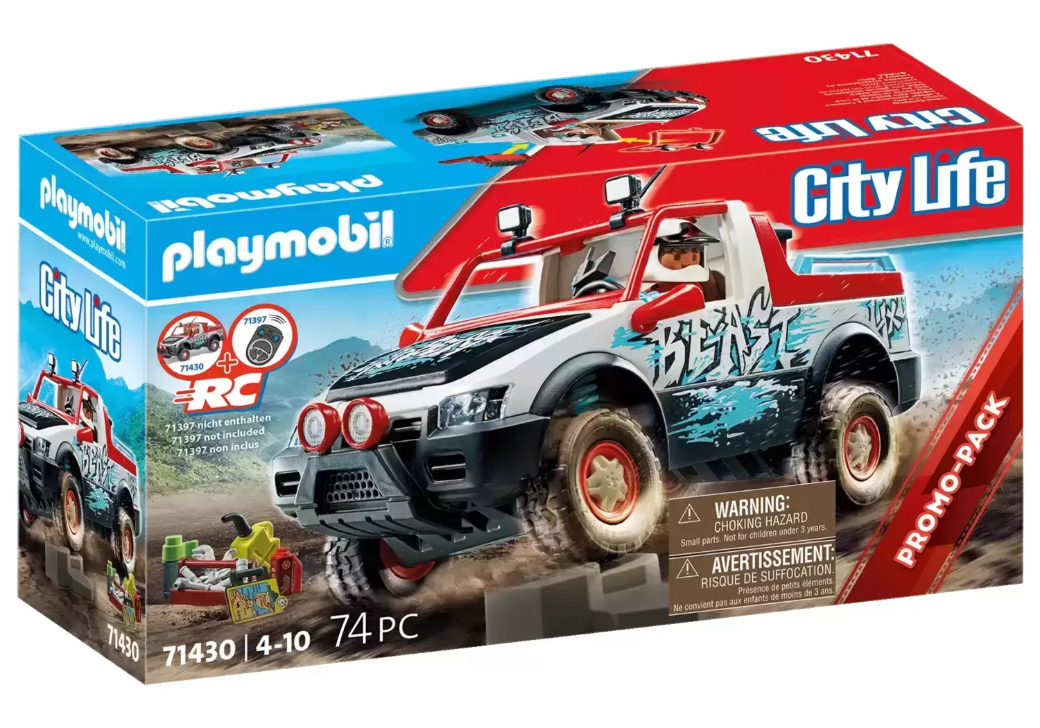 Playmobil Sports Mécaniques - Voiture de rallye