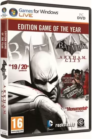 Jeux PC - Batman: Arkham City - GOTY