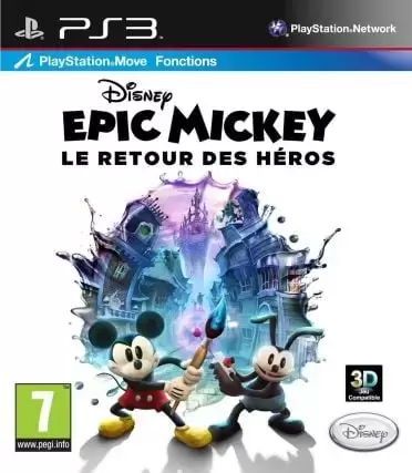 Jeux PS3 - Disney Epic Mickey: Le Retour Des Héros
