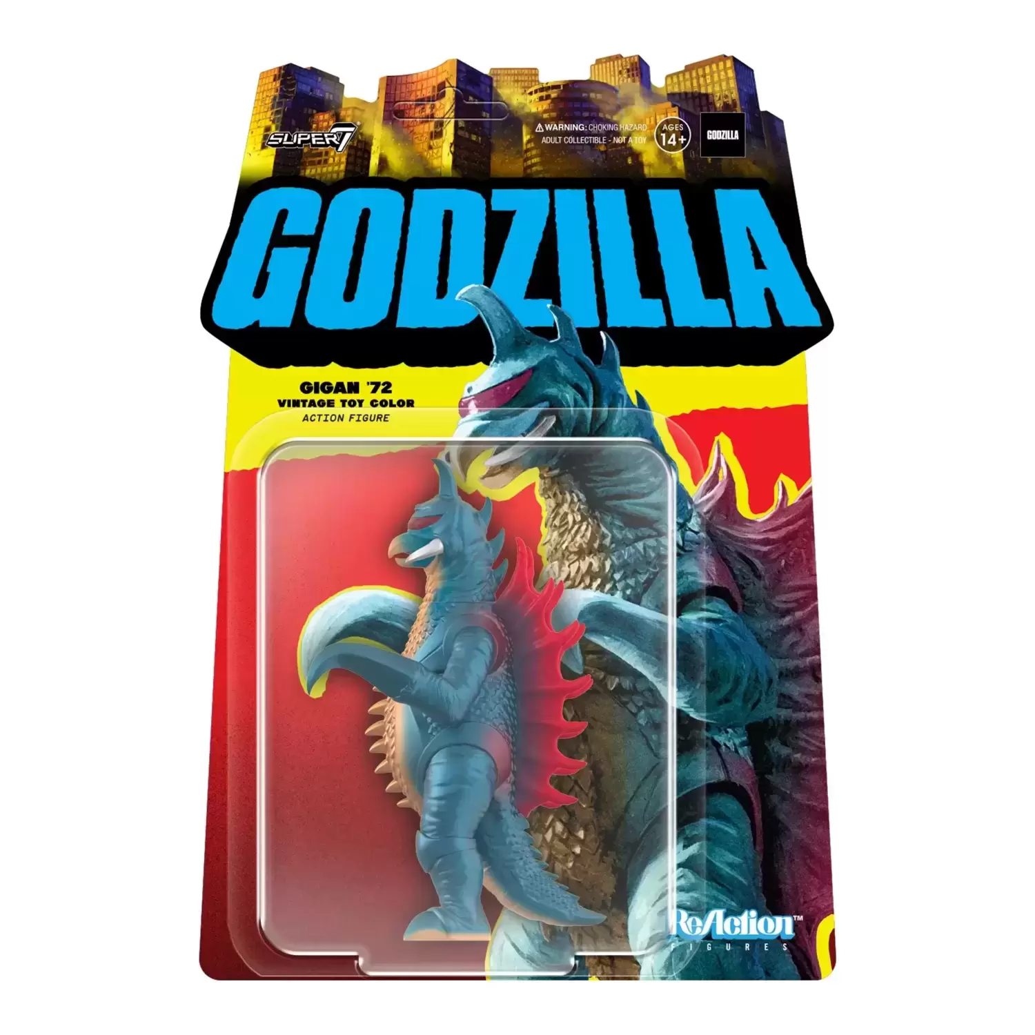 ReAction Figures - Godzilla - Gigan \'72 (Vintage Toy Color)