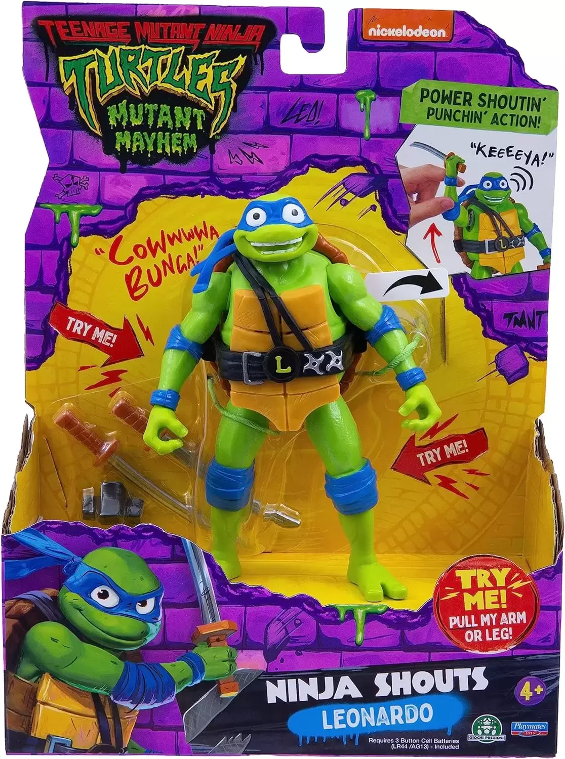Teenage Mutant Ninja Turtles Mutant Mayhem - Leonardo - Ninja Shouts