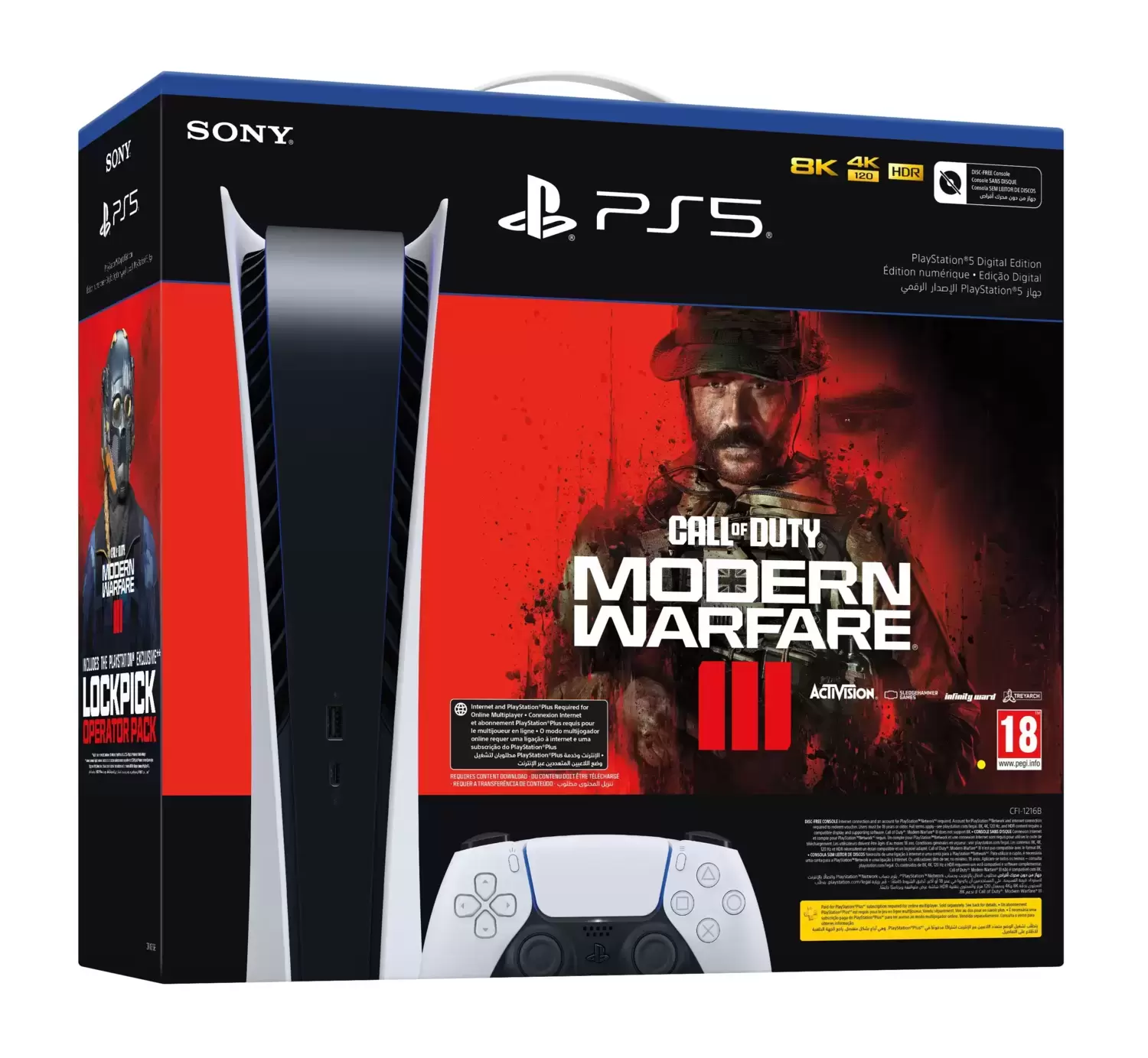 Matériel PS5 - Pack PS5 Alldigital Modern Warfare III