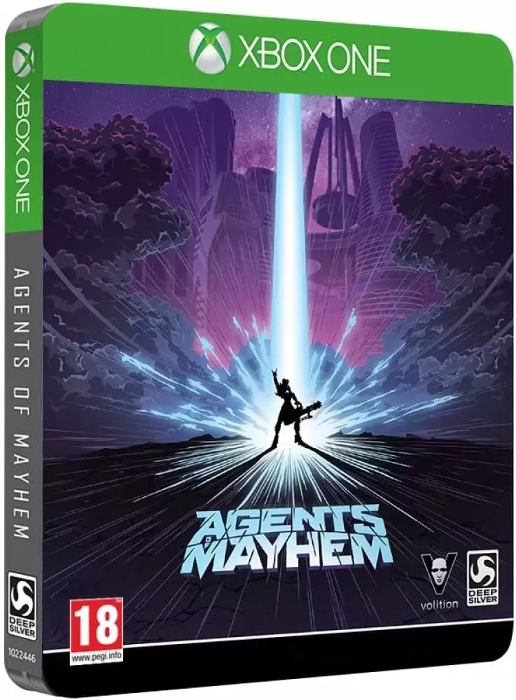 Jeux XBOX One - Agents of Mayhem Steelbook Edition