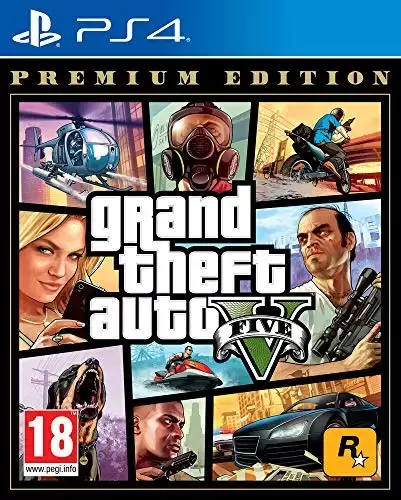 PS4 Games - Grand Theft Auto V - Premium Edition