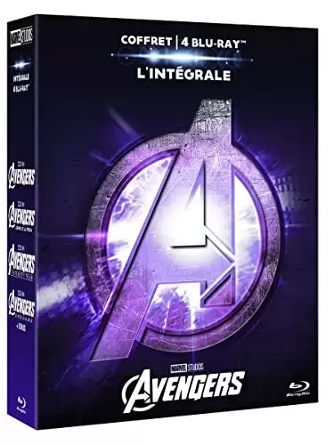 Films MARVEL - Avengers-Intégrale-4 Films [Blu-Ray]