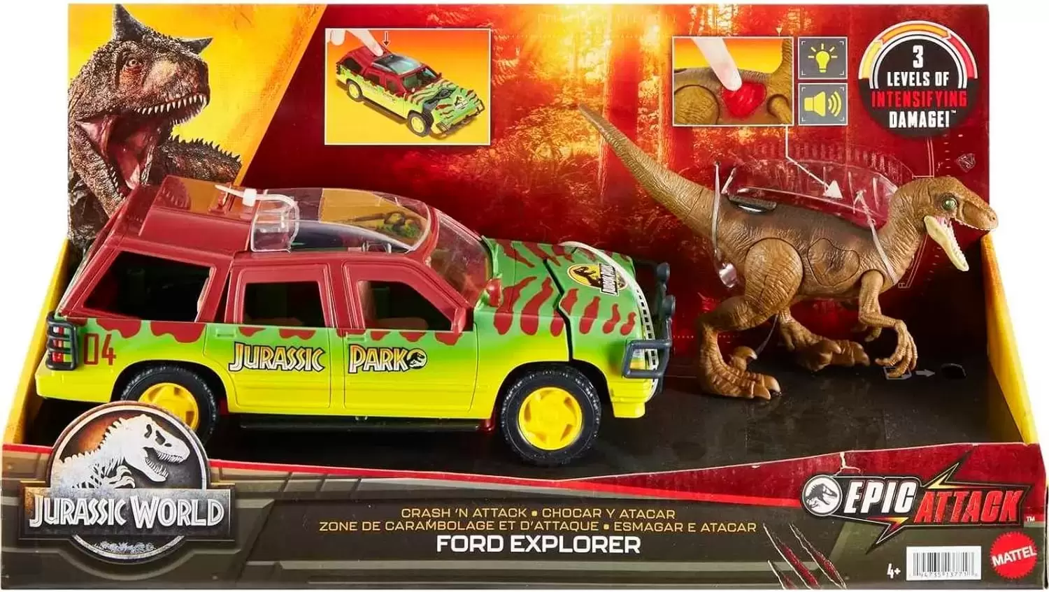 Jurassic World - Ford Explorer - Crash \'n Attack (Epic Attack)