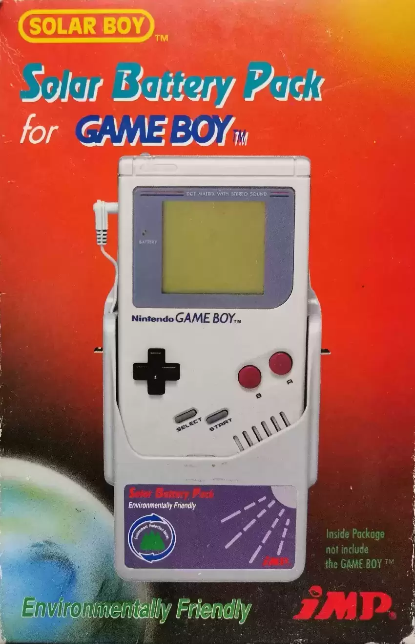 Game Boy - Game Boy Solar Battery Pack