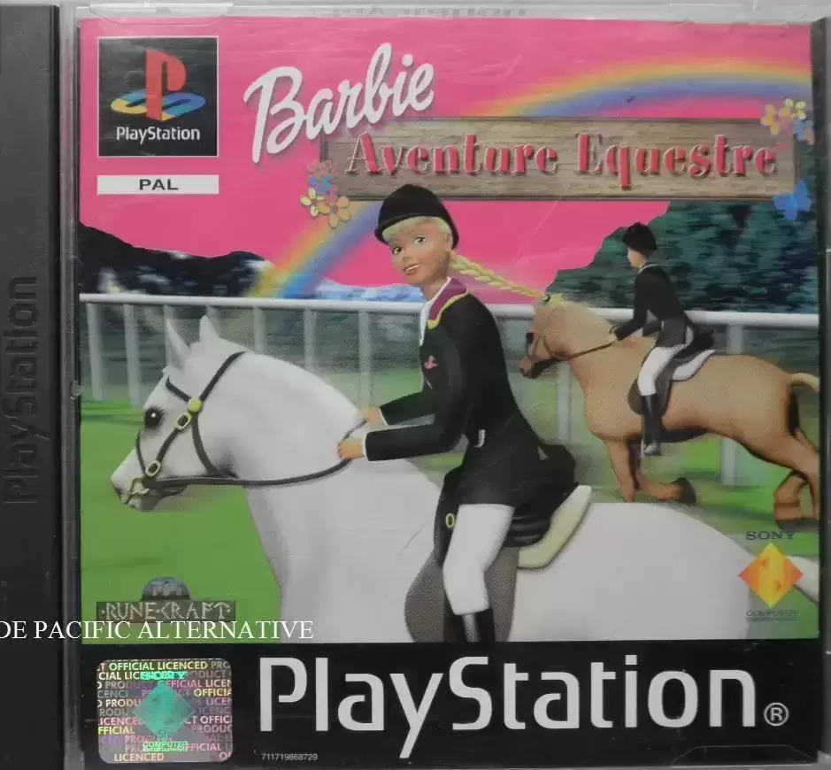 Jeux Playstation PS1 - Barbie Aventure Equestre