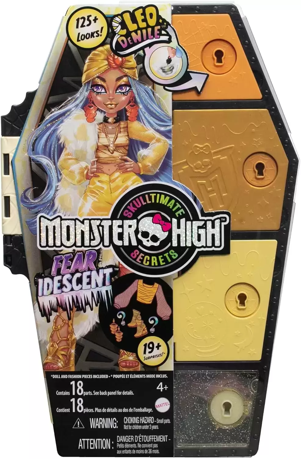 Monster High Skulltimates Secrets Fearidescent Cleo De Nile Fashion Doll