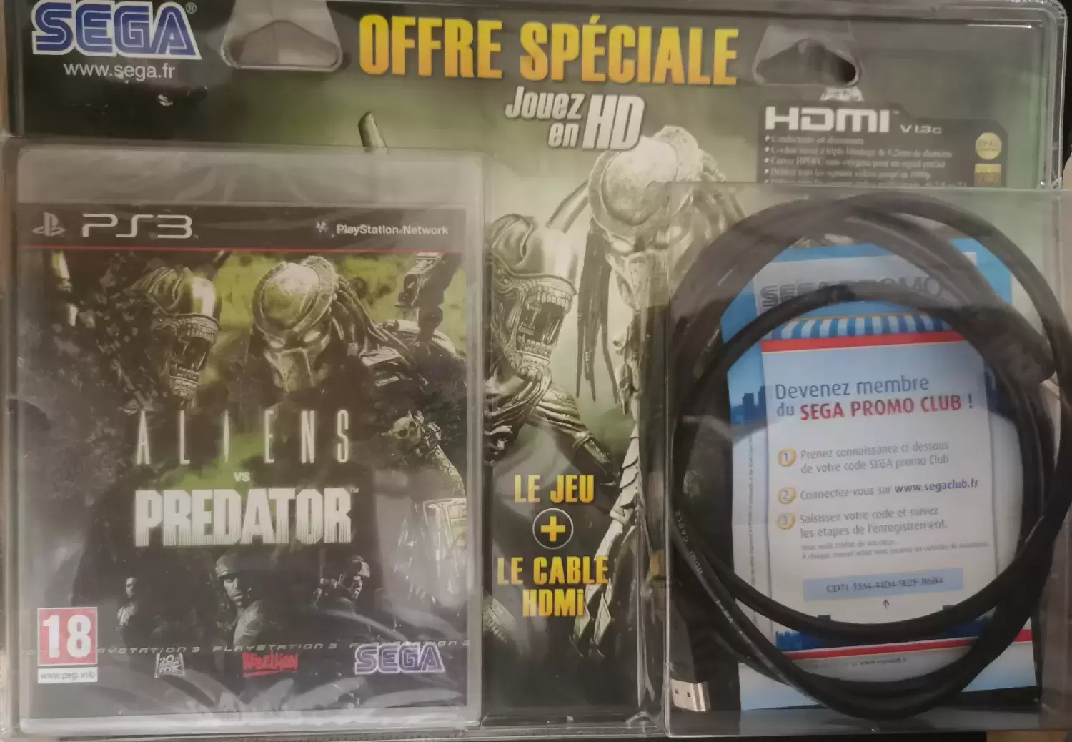 PS3 Games - Alien vs Predator + Cable HDMI