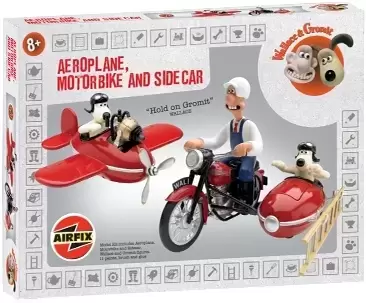 Other/Licenced Kits - Wallace and Gromit - Aeroplane, Motorbike and Sidecar