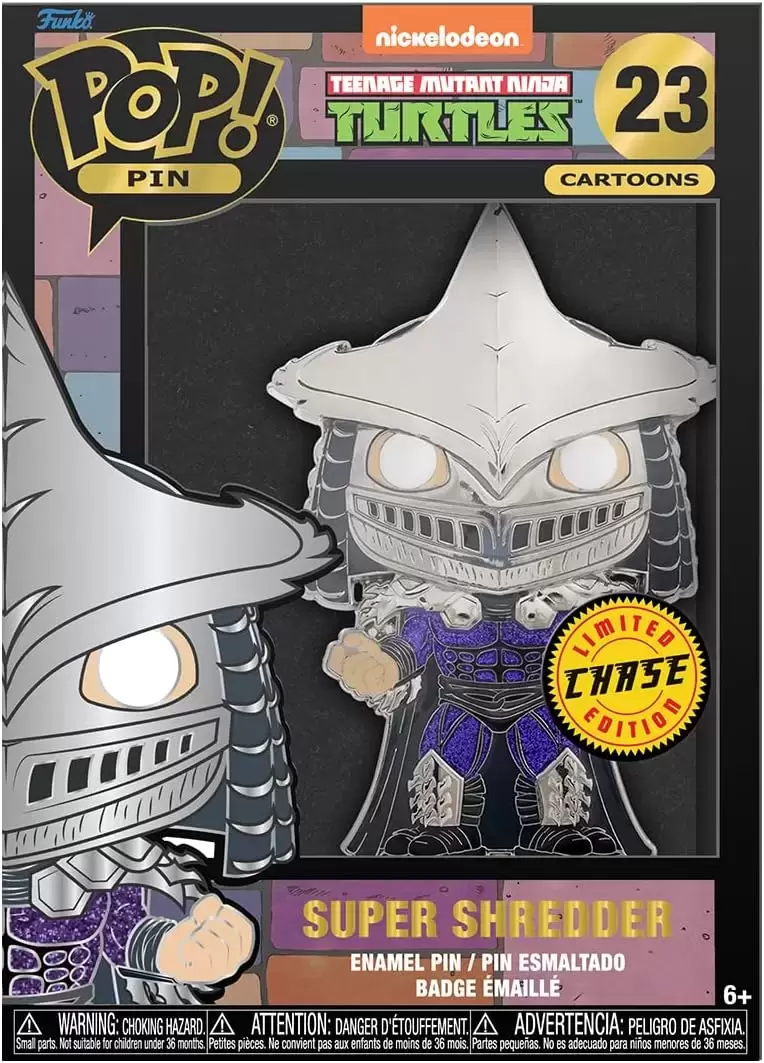 POP! Pin Cartoons - TMNT - Super Shredder (Chase GITD)