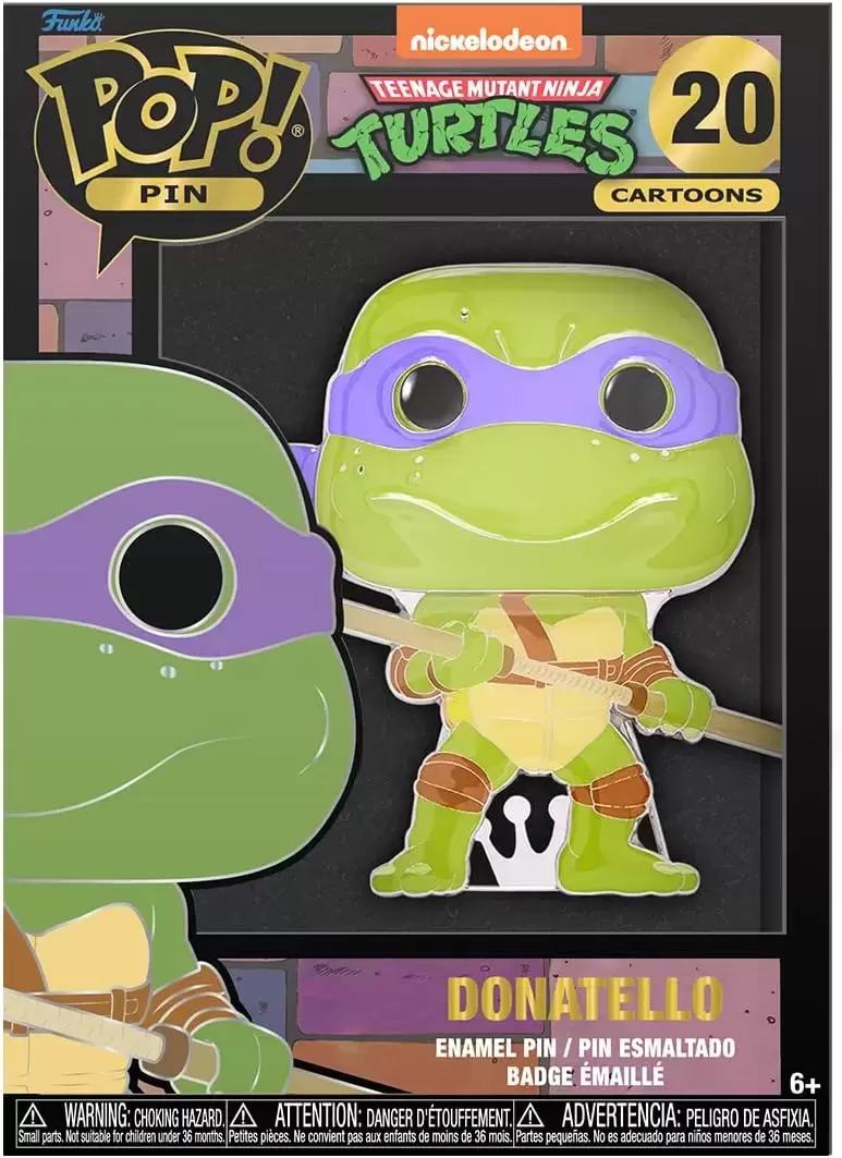 POP! Pin Cartoons - TMNT - Donatello
