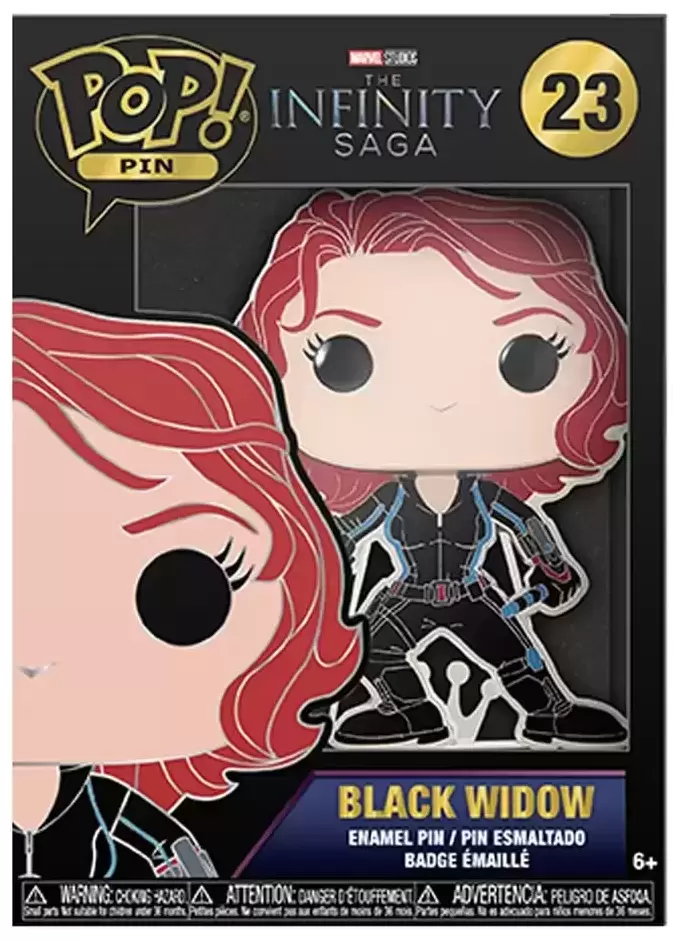 POP! Pin Marvel - Black Widow (Infinity Saga)