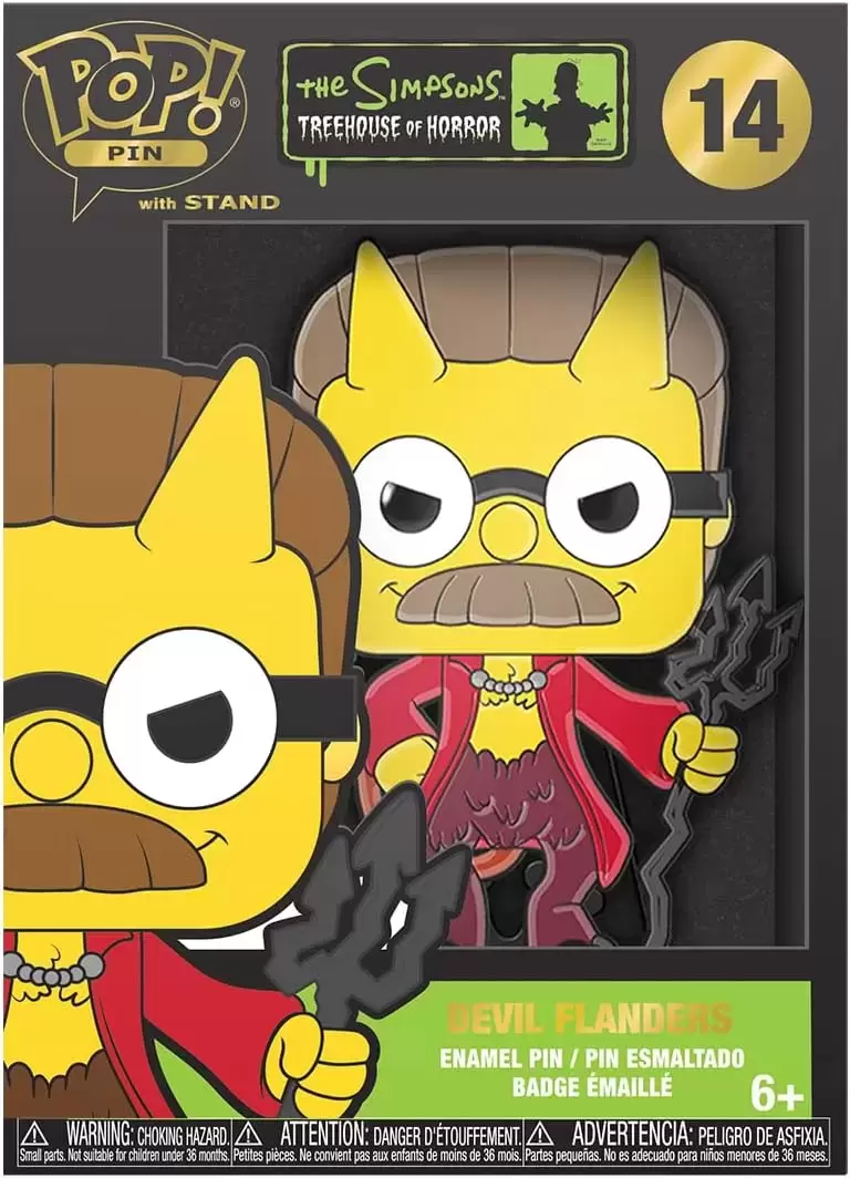 POP! Pin Horror - The Simpson - Devil Flanders - Treehouse of Horror