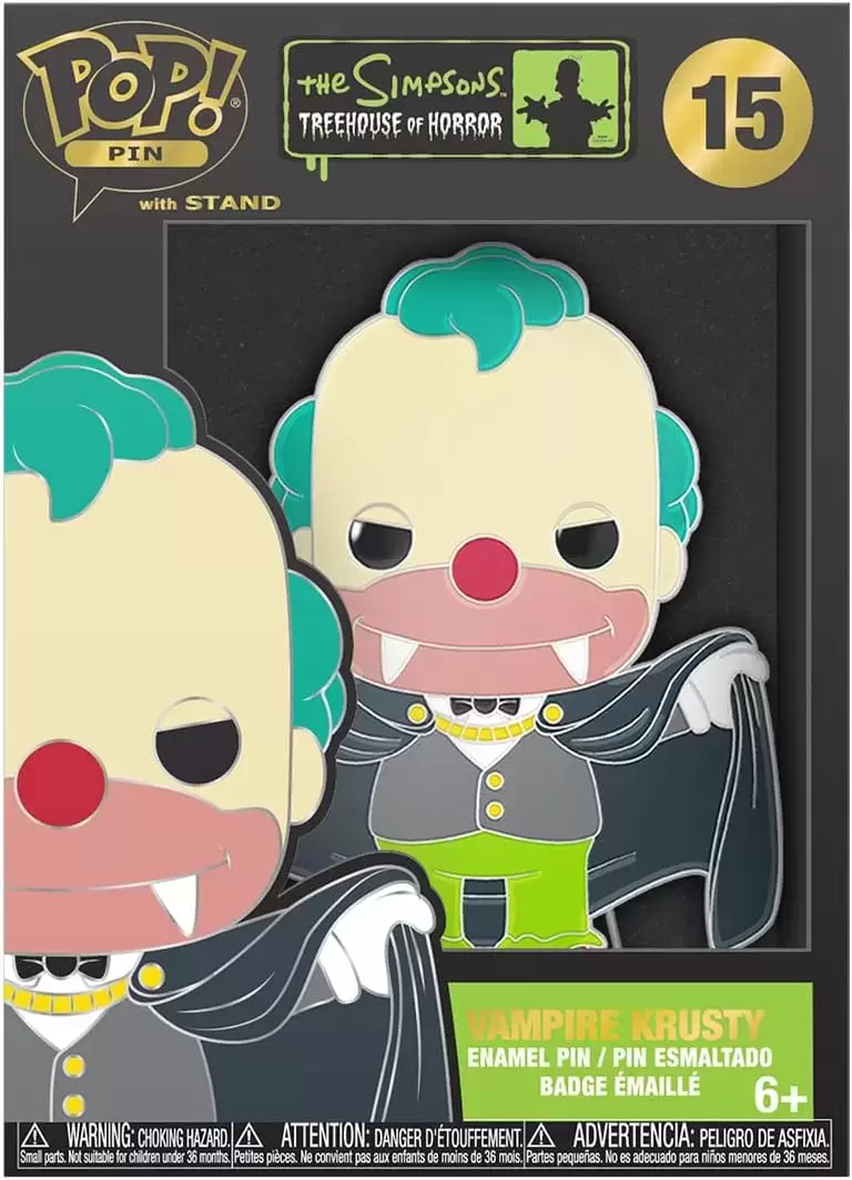 POP! Pin Horror - The Simpsons - Vampire Krusty - Threehouse of Horror