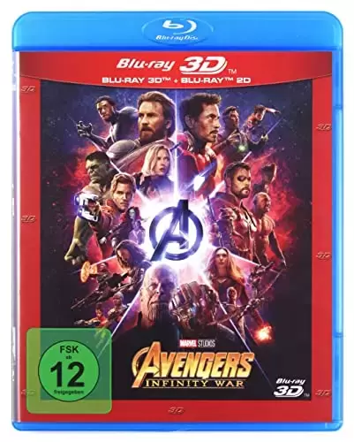 Films MARVEL - Avengers: Infinity War BD (3D / 2D) [Blu-Ray]
