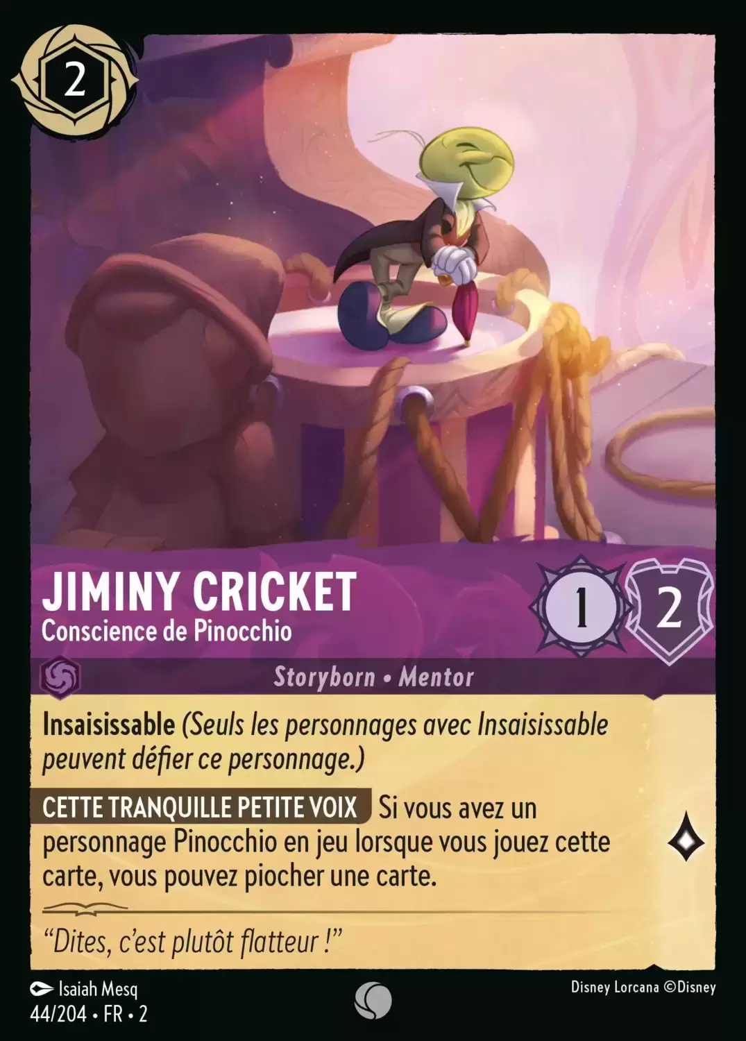 L\'Ascension des Floodborn - Jiminy Cricket - Concience de Pinocchio