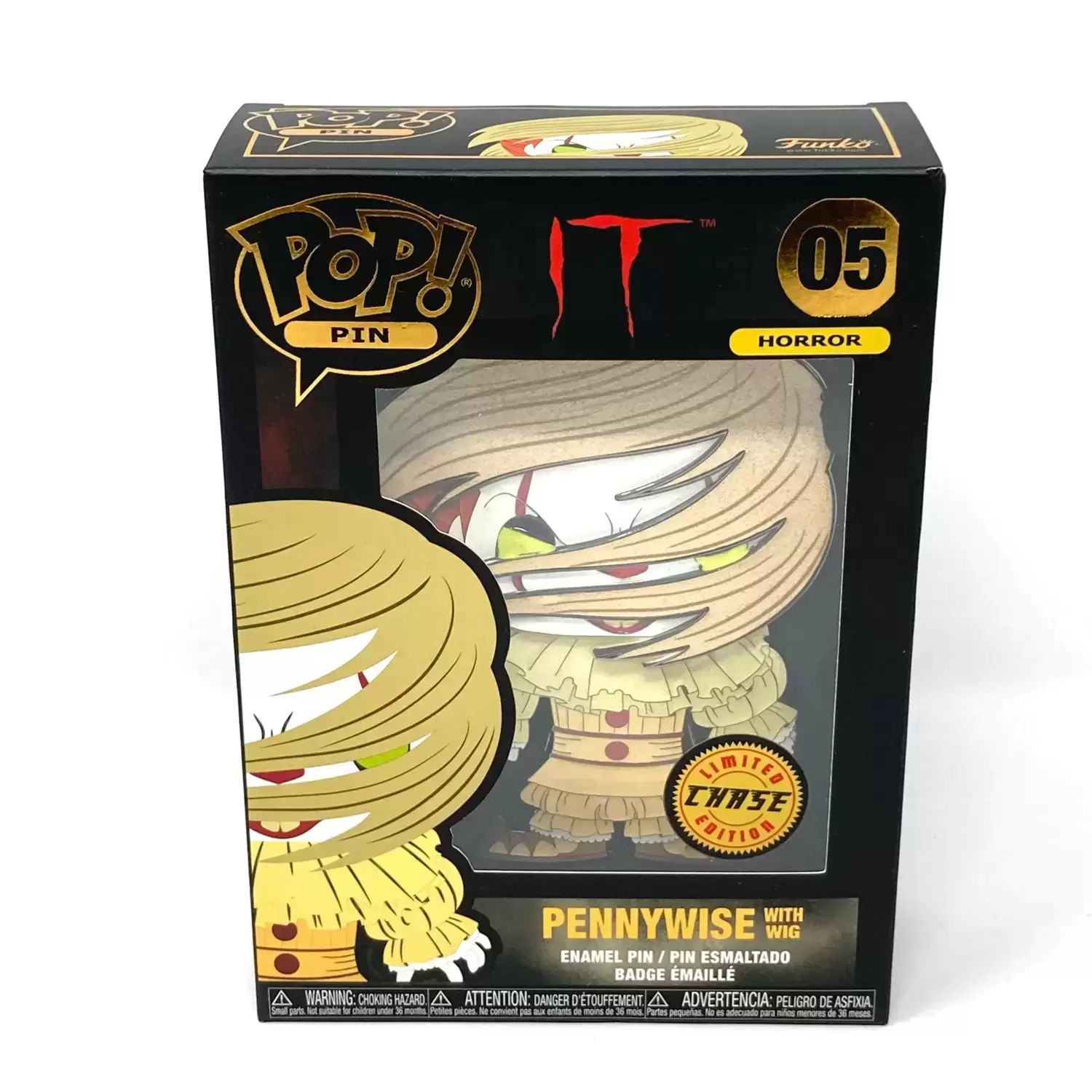 POP! Pin Horror - It - Pennywise with Wig (Chase)