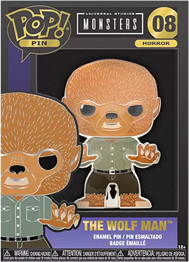 POP! Pin Horror - Universal Monsters - The Wolf Man