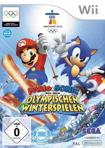 Nintendo Wii Games - Mario & Sonic aux Jeux Olympiques d\'hiver de Vancouver 2010