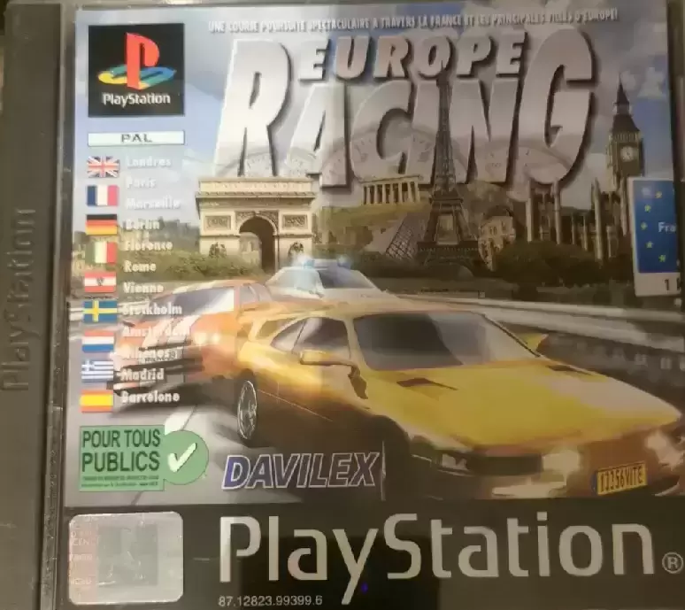 Playstation games - Europe Racing