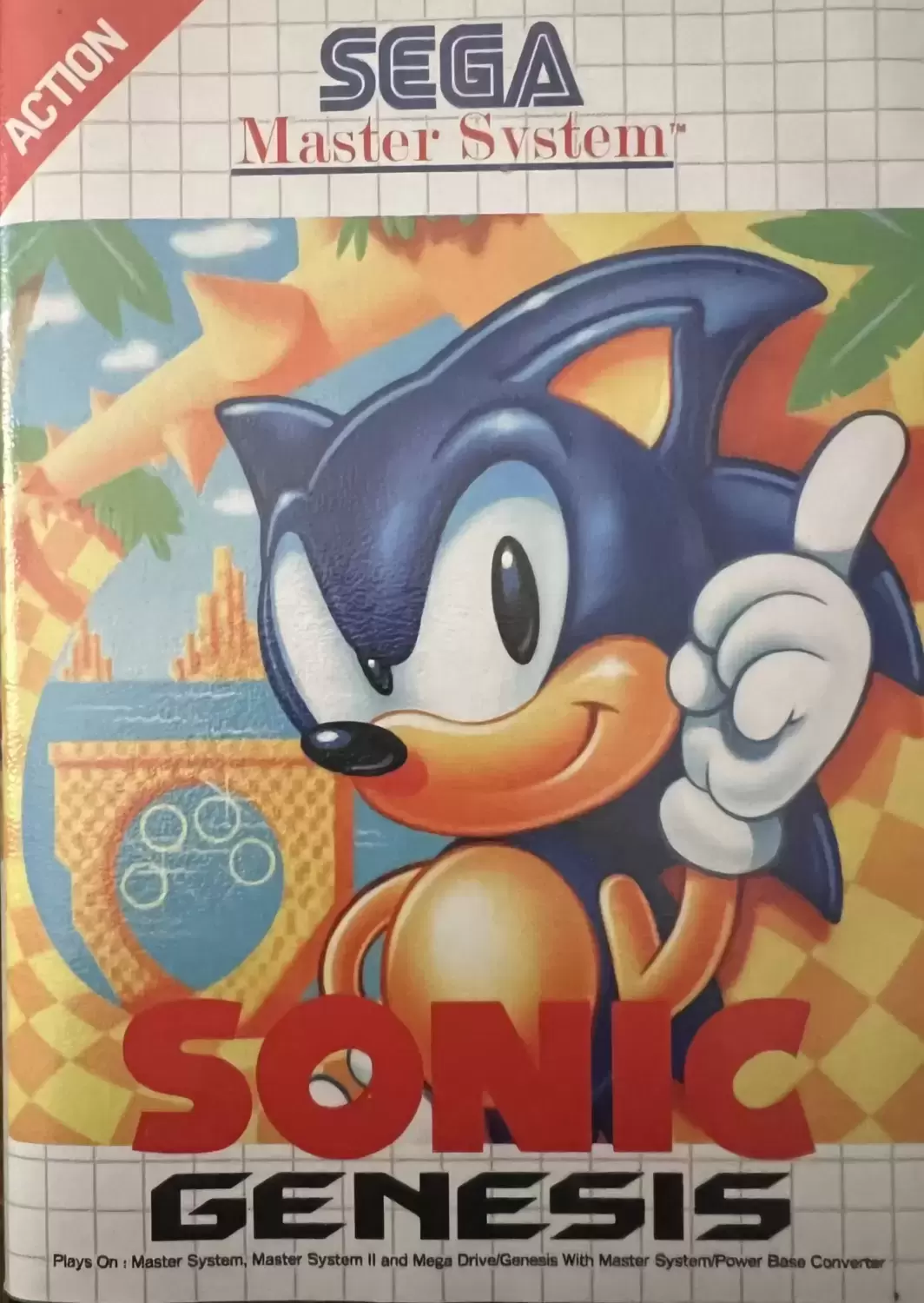 SEGA Master System Games - Sonic Genesis