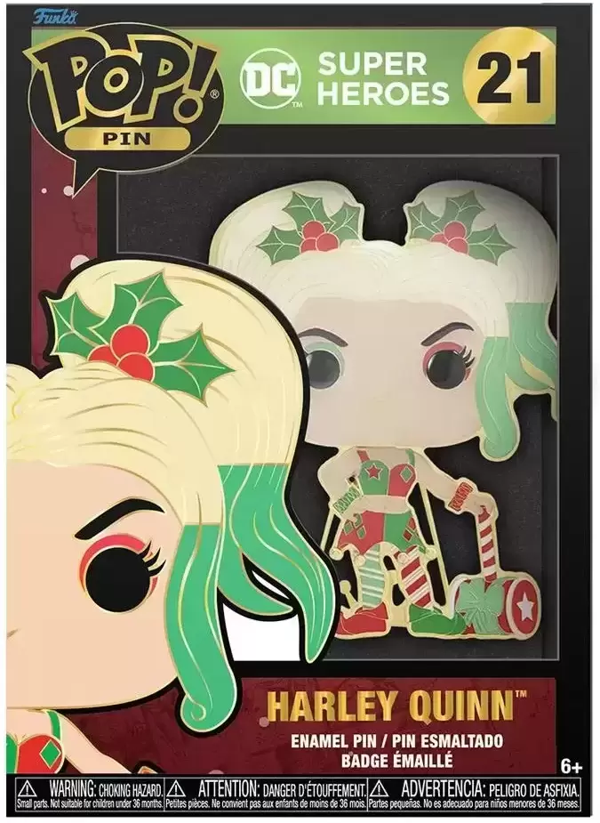 POP! Pin DC Super Heroes - Harley Quinn (Holiday)