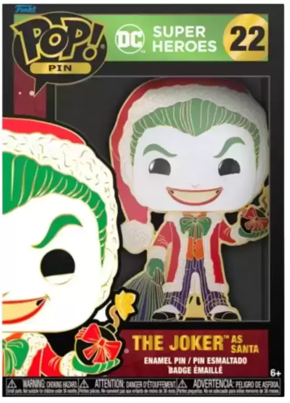 POP! Pin DC Super Heroes - The Joker as Santa