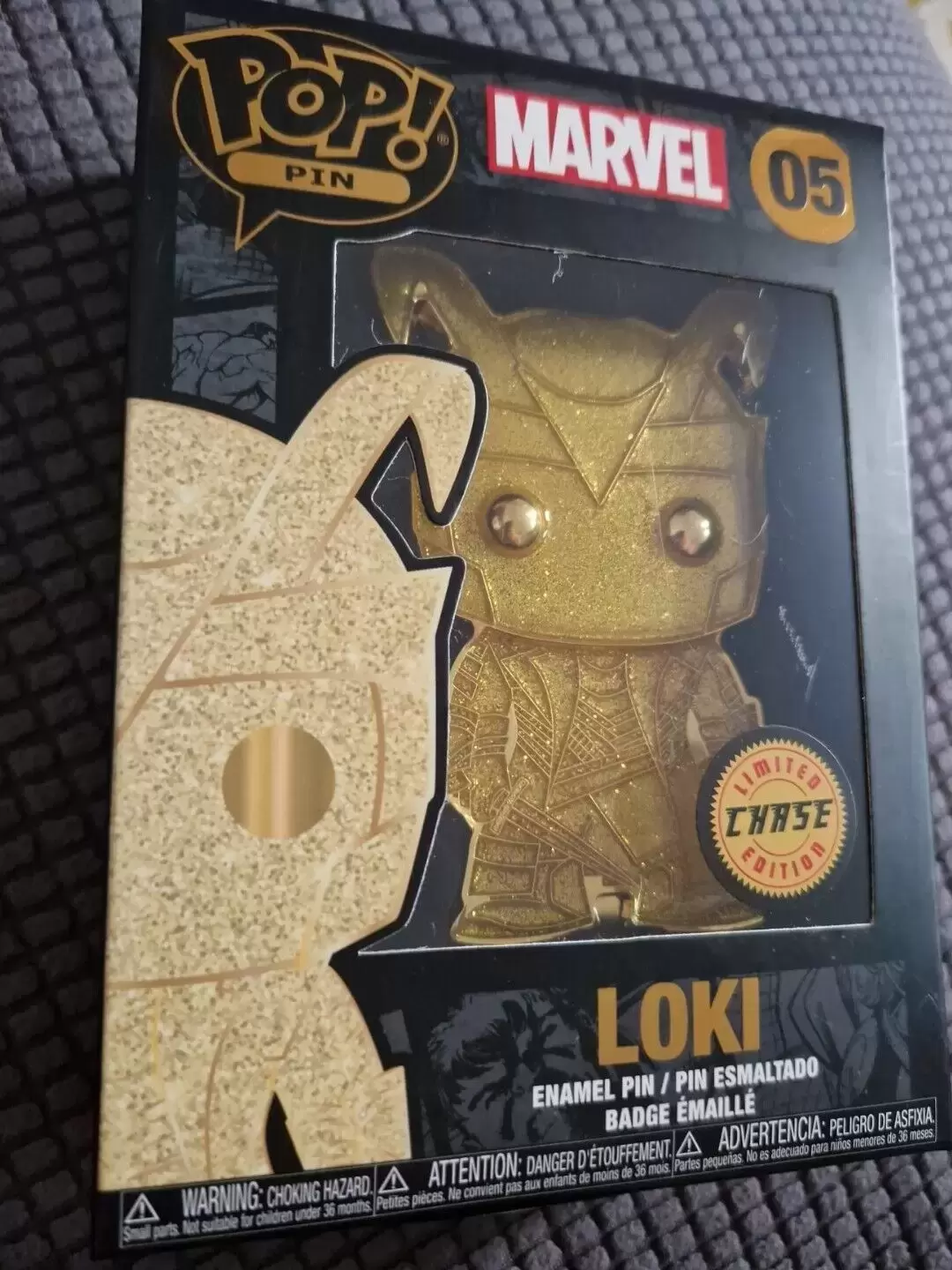 POP! Pin Marvel - Loki (Gold) - Chase