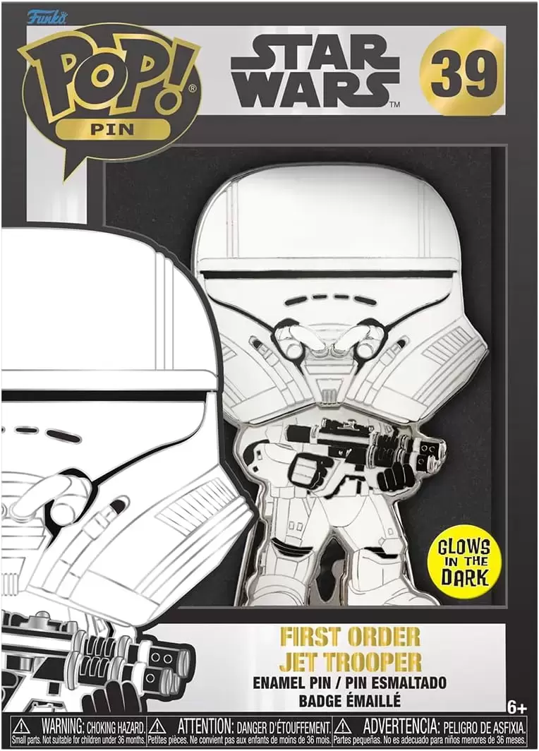 POP! Pin Star Wars - First Order Jet Trooper (GITD)