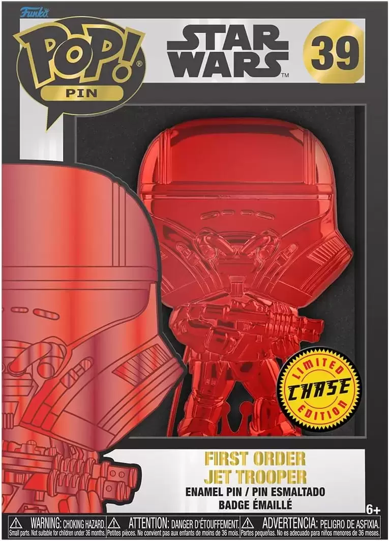 POP! Pin Star Wars - First Order Jet Trooper - Red (Chase)