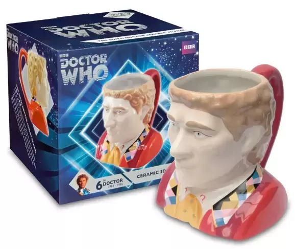 Mugs Séries TV - Doctor Who - Sixth Doctor 3D