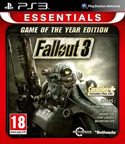 PS3 Games - Fallout 3 - Essentiels Game ofThe Year Edition