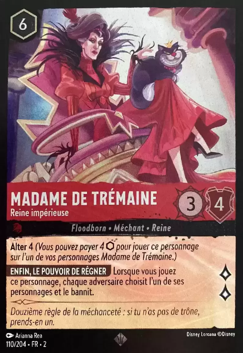L\'Ascension des Floodborn - Madame de Trémaine - Reine impérieuse - Brillante
