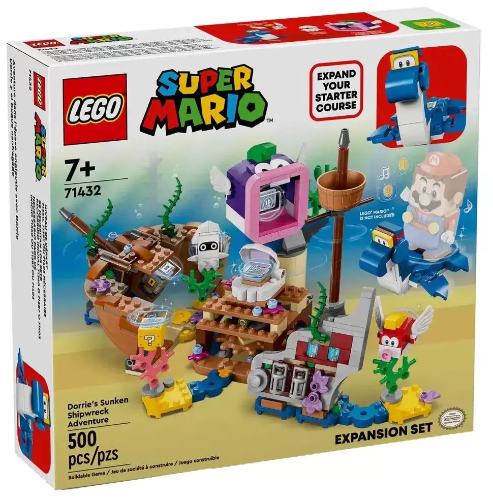 LEGO Super Mario - Dorrie\'s Sunken Shipwreck Adventure Expansion Set