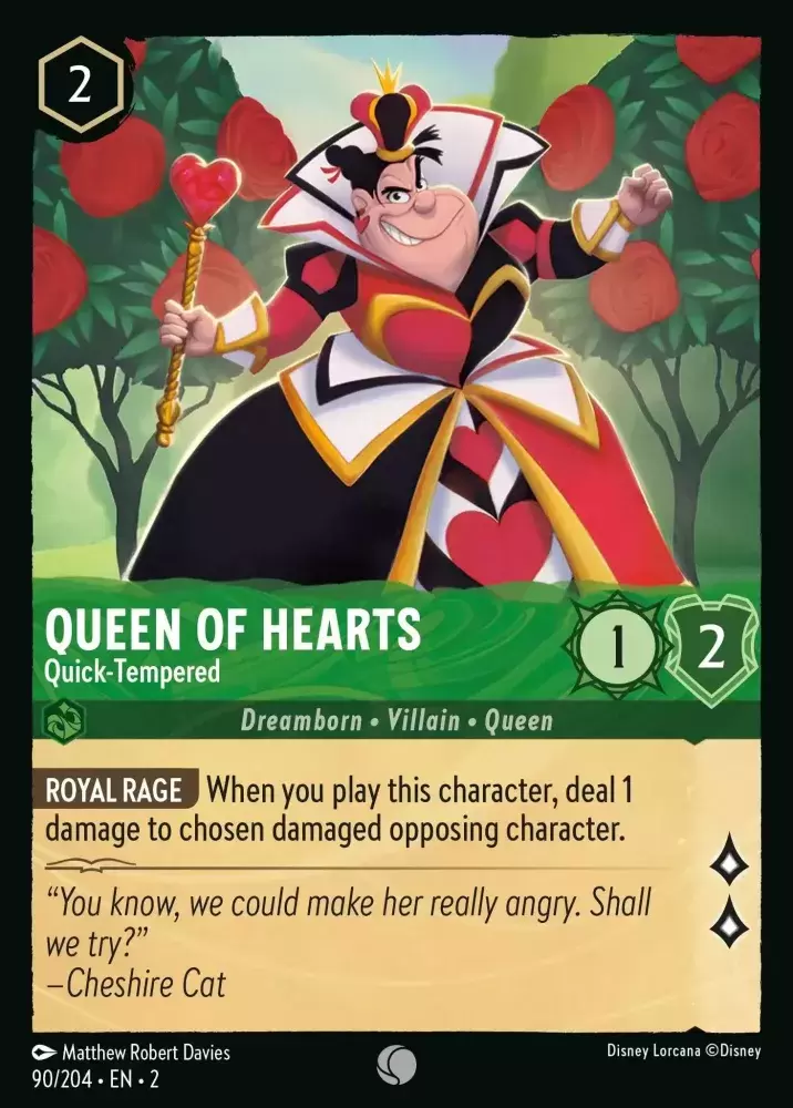 Rise of the Floodborn - Queen of Hearts - Quick-Tempered