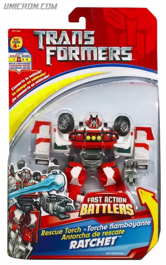 Transformers Fast Action Battlers (2007) - Rescue Torch Ratchet