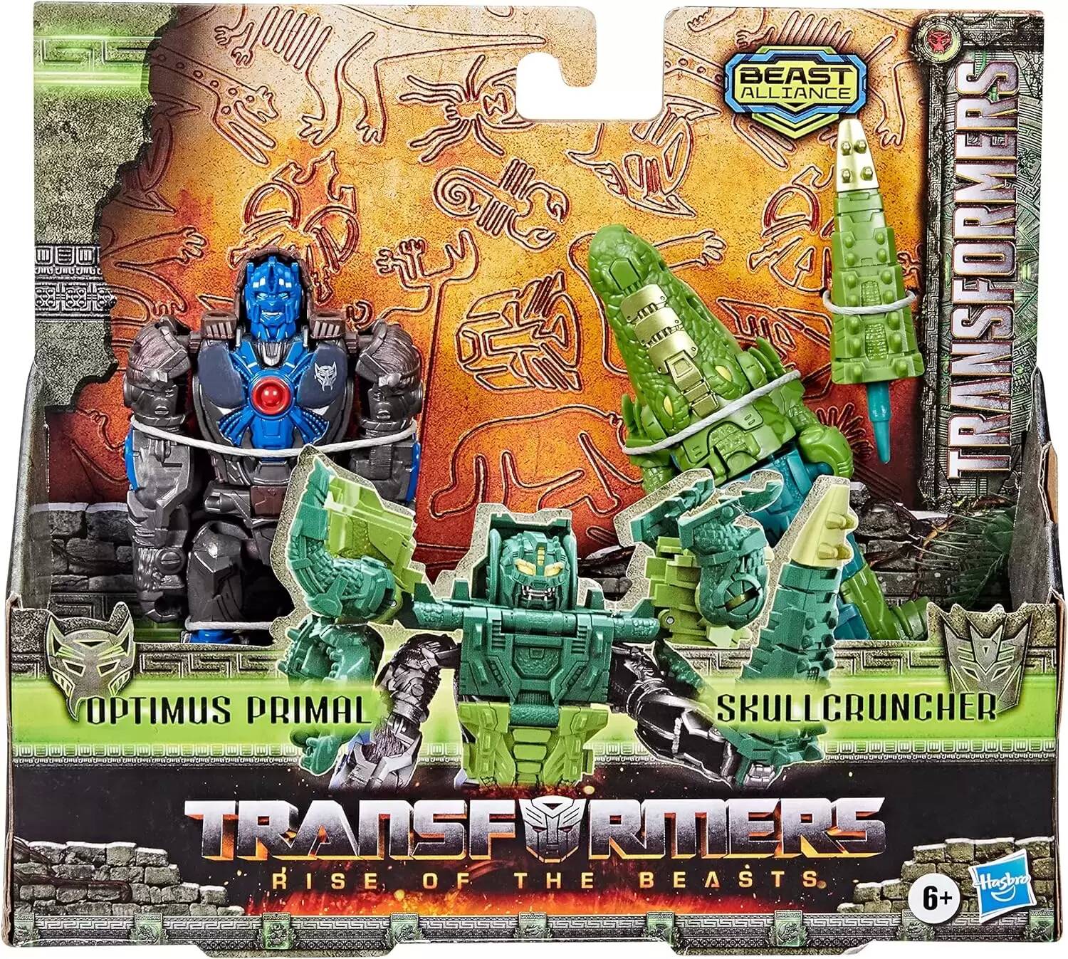 Transformers Rise of The Beasts - Beast Combiners Optimus Primal & Skullcruncher