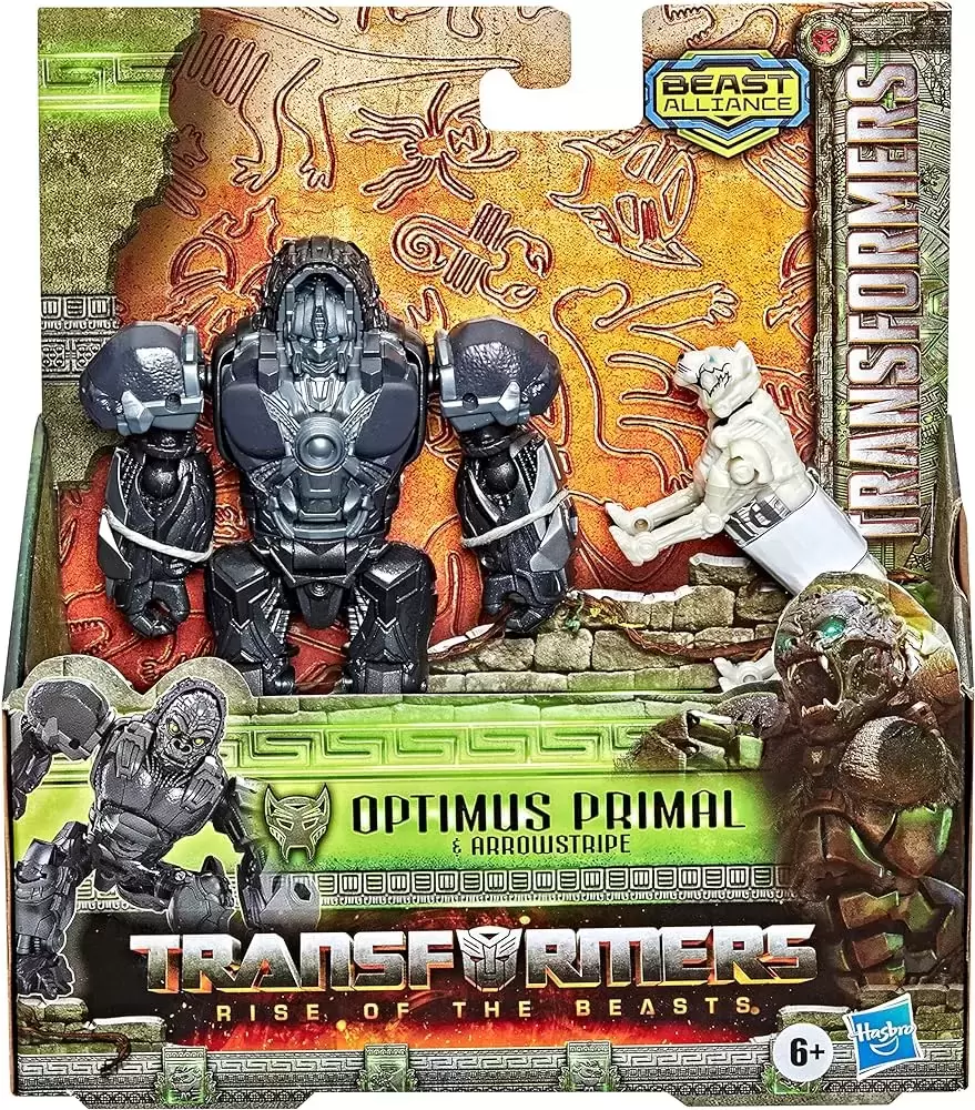 Transformers Rise of The Beasts - Beast Weaponizers Optimus Primal & Arrowstripe
