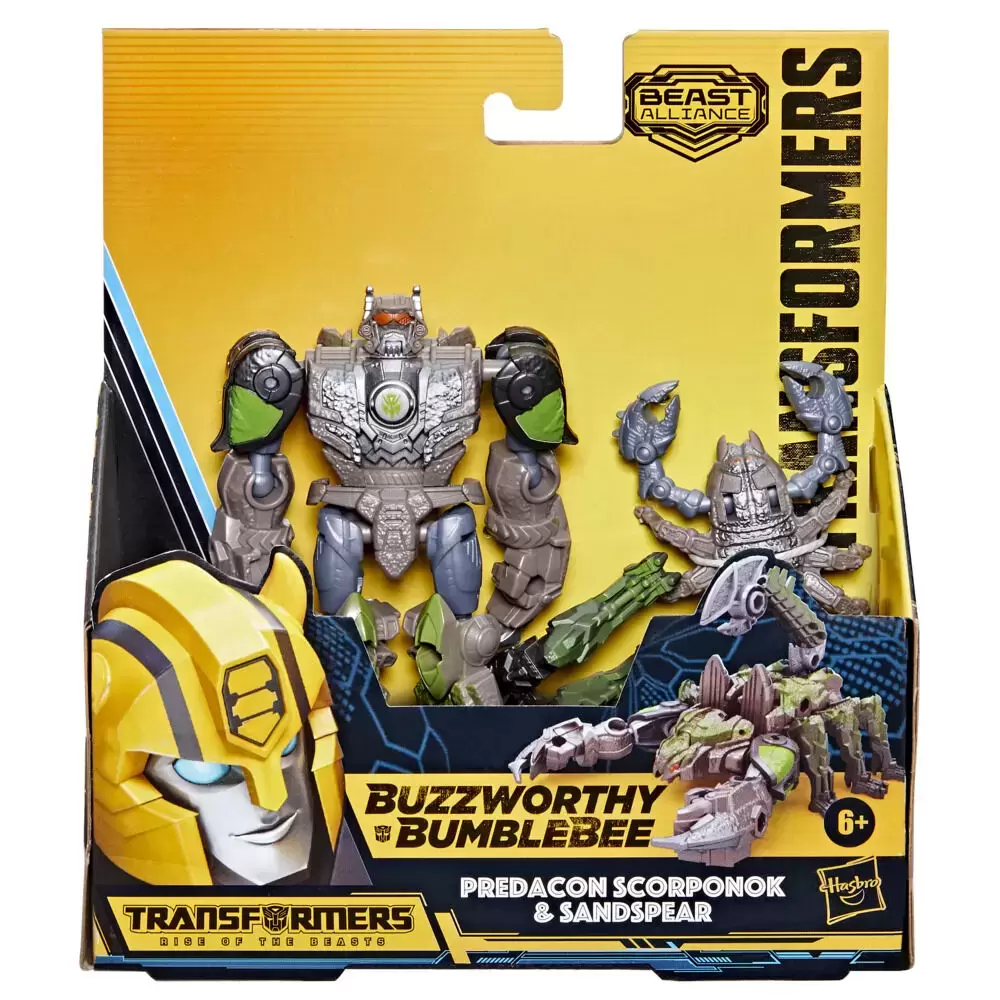 Transformers Rise of The Beasts - Multipack: Alliance Beast Weaponizer (Scorponok & Sandspear)