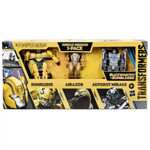 Transformers Rise of The Beasts - Multipack: Jungle Mission – Bumblebee, Airazor & Mirage