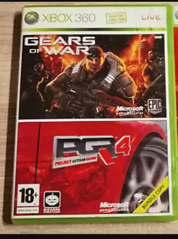 Jeux XBOX 360 - Gears of war/PGR4