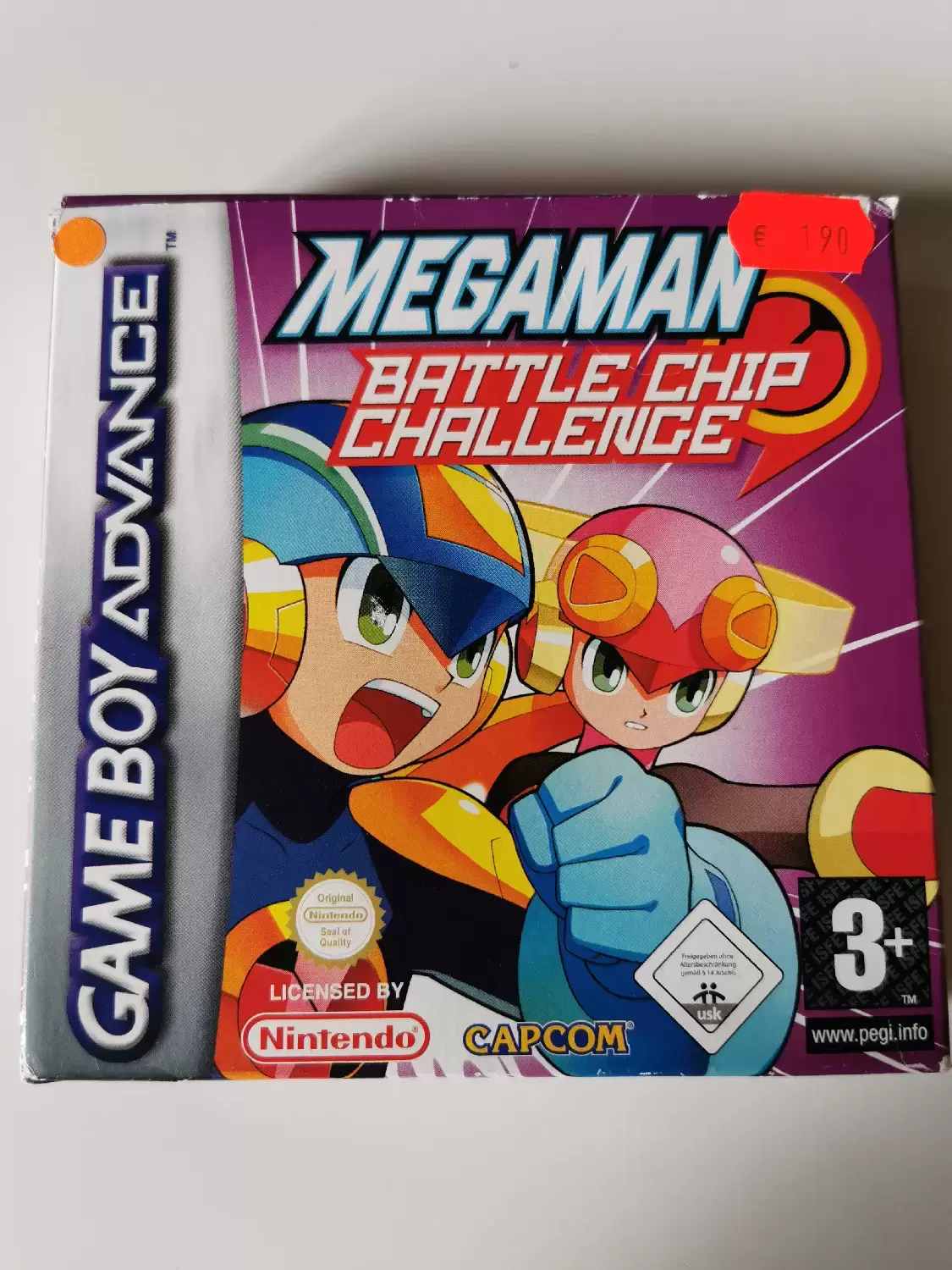 Jeux Game Boy Advance - Megaman Battle Chip Challenge