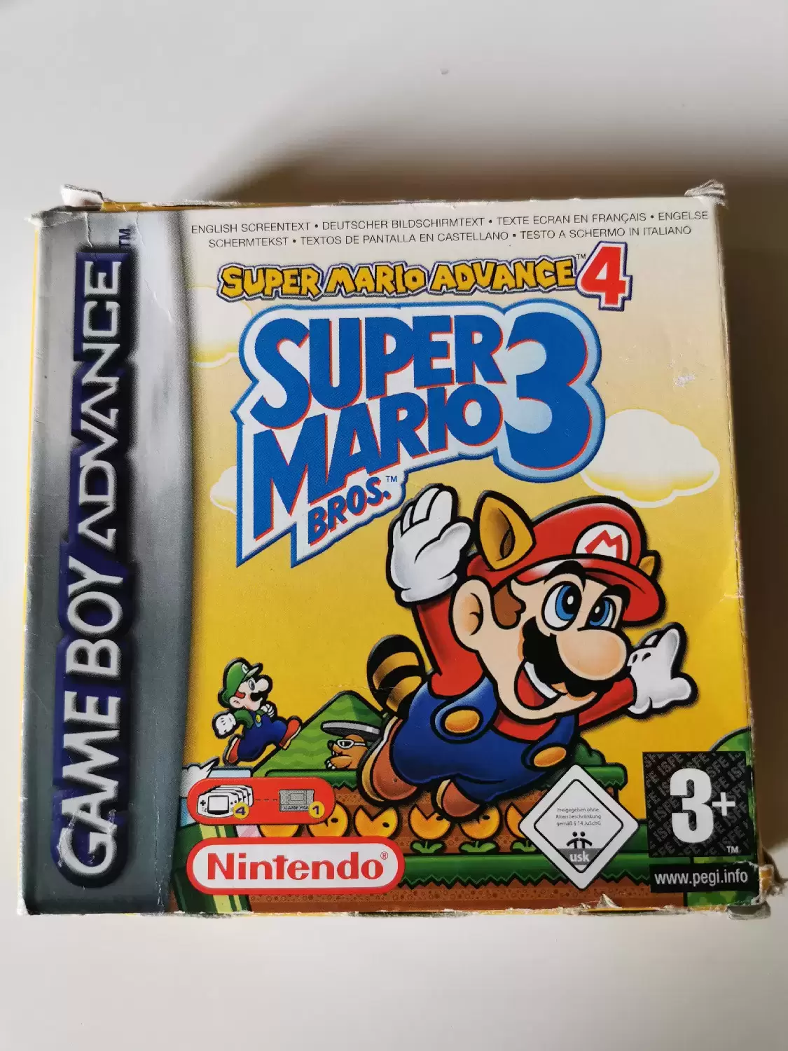 Jeux Game Boy Advance - Super Mario Advance 4 - Super Mario Bros 3