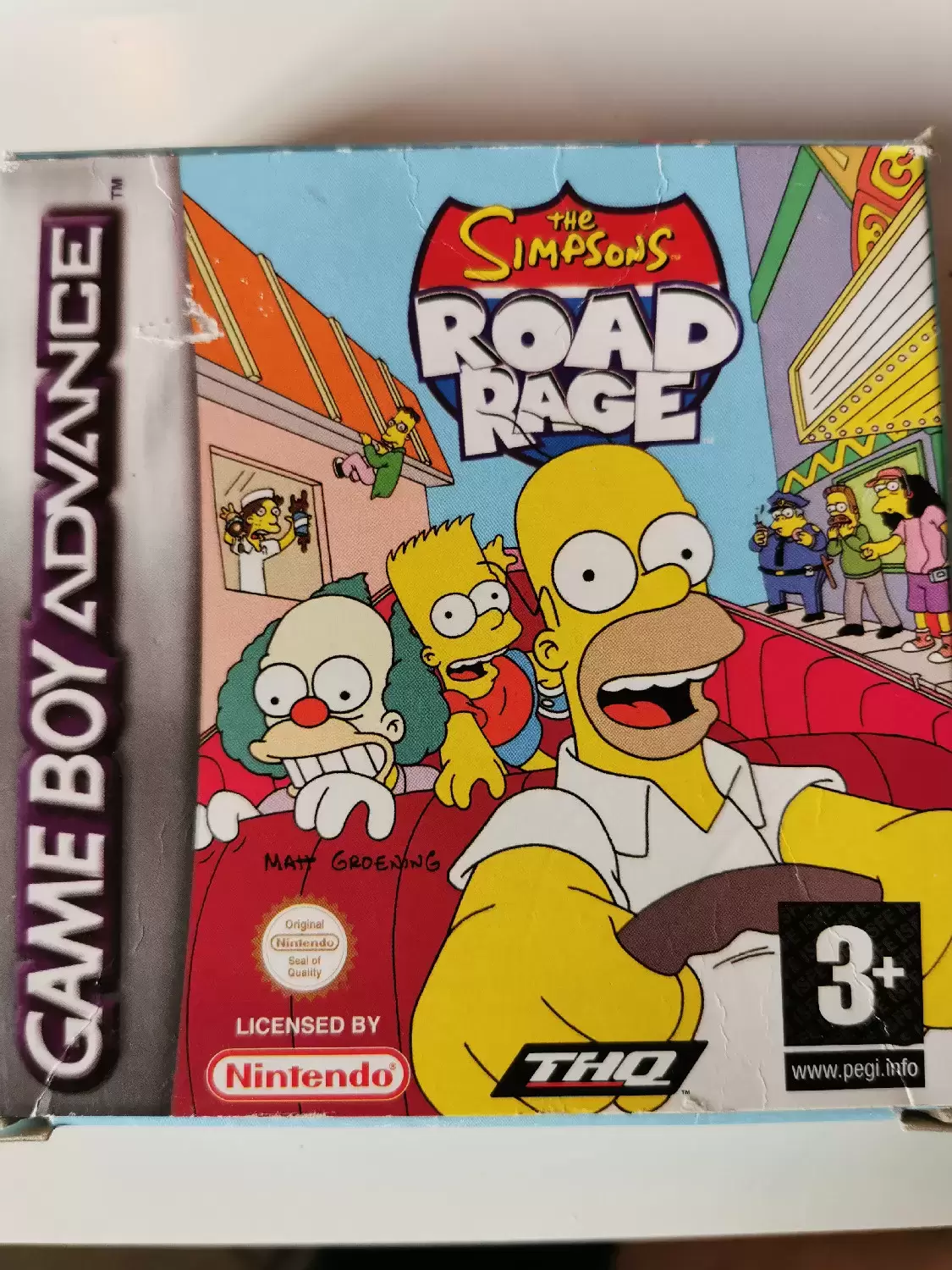 Jeux Game Boy Advance - The Simpsons Road rage