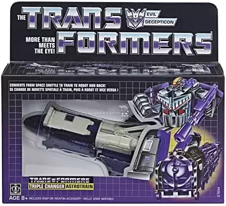 Transformers G1 - RETRO - Triple Changer Astrotrain